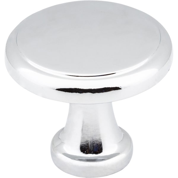 Elements 1-3/16" Diameter Polished Chrome Kenner Cabinet Mushroom Knob 3970-PC - main